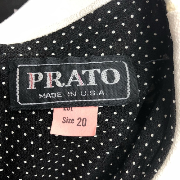 Vintage 80s Collar Dress Belt SZ 20 New Old Stock - Picture 10 of 11